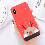 Lovebay Phone Case For iPhone 6 6s 7 8 Plus X XR XS Max Cute Cartoon Letter Deer Smiley Face Soft TPU For iPhone 5 5S SE Cover