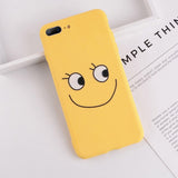 Lovebay Phone Case For iPhone 6 6s 7 8 Plus X XR XS Max Cute Cartoon Letter Deer Smiley Face Soft TPU For iPhone 5 5S SE Cover